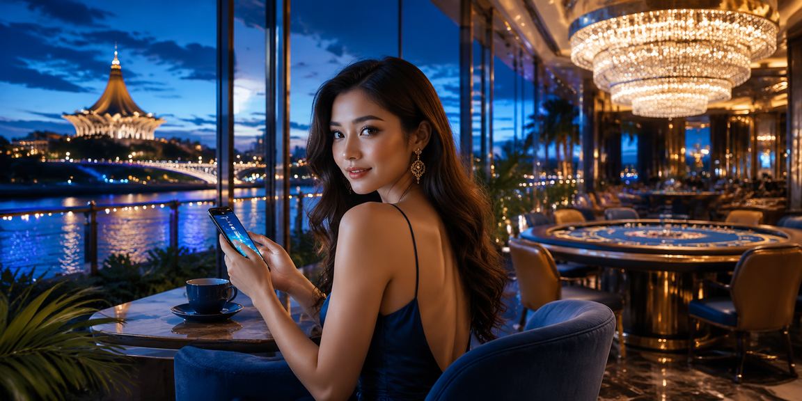 Kuching user accessing 4tube casino customer support service
