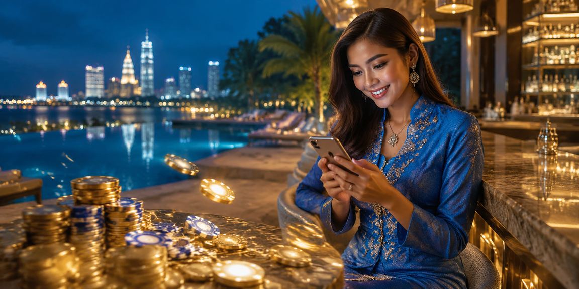 Seremban female player in baju kurung using 4tube deposit bonus